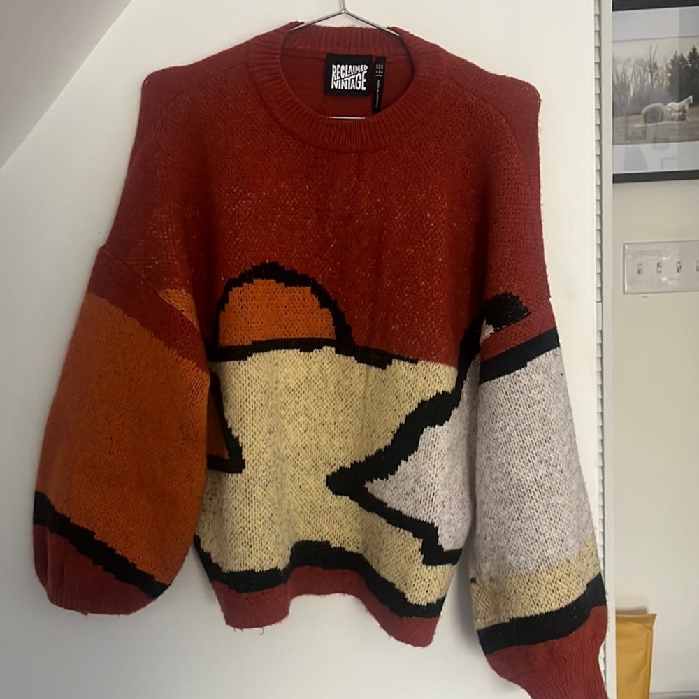 RECLAIMED VINTAGE SUNSET SWEATER
